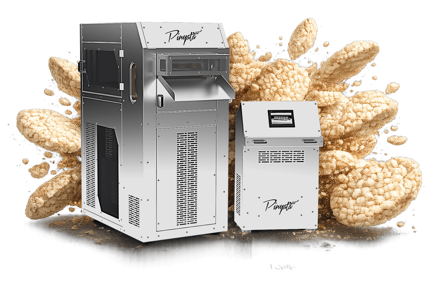 Pinyata Gıda Makinaları | Çikolata Üretim Hatları, Çikolata Kalıplama, Bar & Kek Gofret Hatları, Rice Cake, Soğutma Tüneli ve Endüstriyel Gıda Makineleri | Pirinç - Mısır Patlağı Makinesi (Puffed Rice Cake), Puffed Rice Cake (Mısır - Pirinç  Patlağı Makinesi ) Üretim Hattı, Hindistan Cevizi Bar Üretim Hattı, Nuga & Karamel Üretim Hattı, Endüstriyel Çikolata Kalıplama Hattı, Tam Otomatik Çikolata Kalıplama Hattı, Bilyalı Çikolata Değirmeni – 500 kg, Hızlı Tip Bilyalı Çikolata Değirmeni – 1000 kg, Endüstriyel Çikolata Temperleme Makinesi, Endüstriyel Soğutma Tüneli, Endüstriyel Soğutma ve Ayırma Konveyör Masası, Konveyörlü Endüstriyel Giyotin Kesim Makinesi, Dörtlü Karamel Şekillendirme ve Laminasyon Ünitesi, Endüstriyel Çoklu Diskli Dilimleme Makinesi, Çikolata Kaplama Makinesi, Endüstriyel Pudra Değirmeni, Endüstriyel Yağ Eritme Tankı, Endüstriyel Ön Hazırlama Mikseri, Stok (Dinlendirme) Tankı, Endüstriyel Tünel Fırın, Endüstriyel Hamur Hazırlama Sistemi, Yaprak Soğutma Makinesi, Endüstriyel Z Mikser, Endüstriyel Iskarta Değirmeni, Endüstriyel Blok Soğutma Ünitesi, Endüstriyel Krema Hazırlama Mikseri ve Stok Tankı, Endüstriyel Krema Sürüm Makinesi